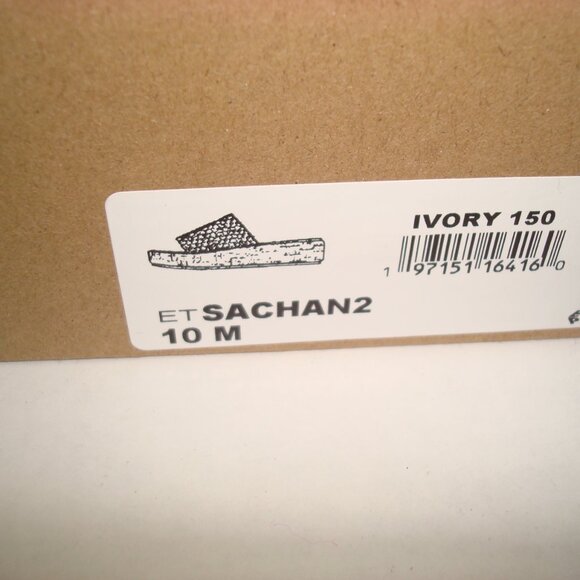 New Womens 10 M Sandals Shoes NIB Sachan 2 Ivory Tan NWT Slip On Comfort - Picture 7 of 7